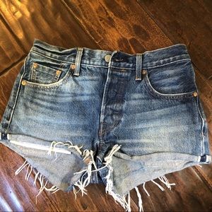 Levi’s Selvedge Shorts in Indigo Escape